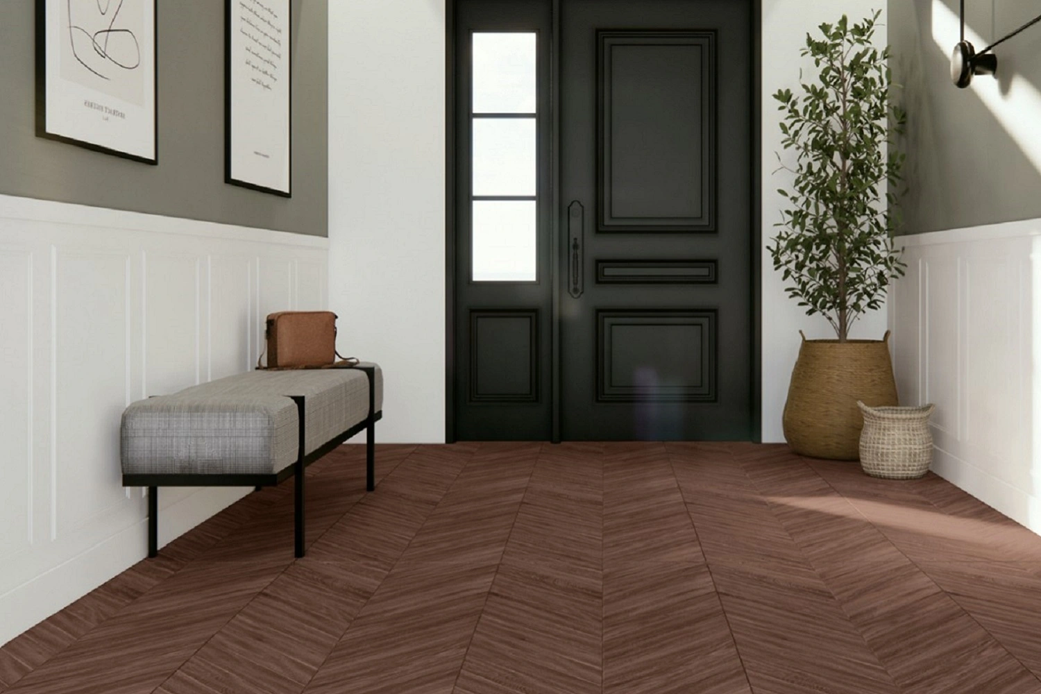 Elegancki i klasycznie urządzony przedpokój od Egen